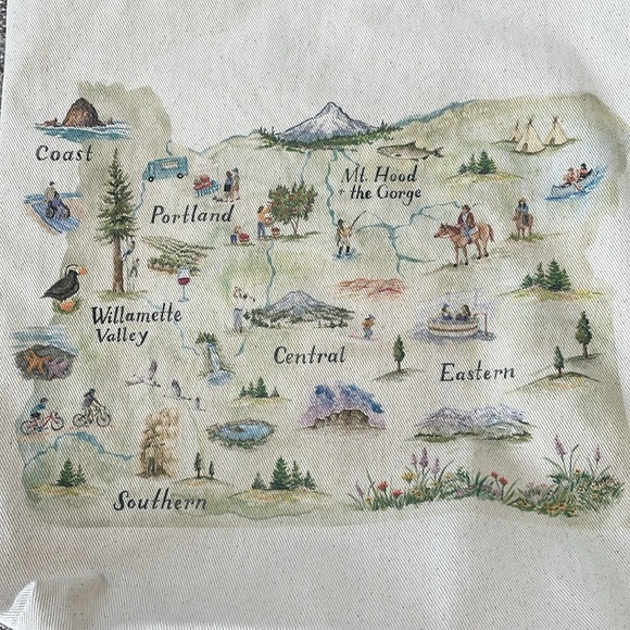 Oregon tote bag - 100% cotton - Picture 2 of 4